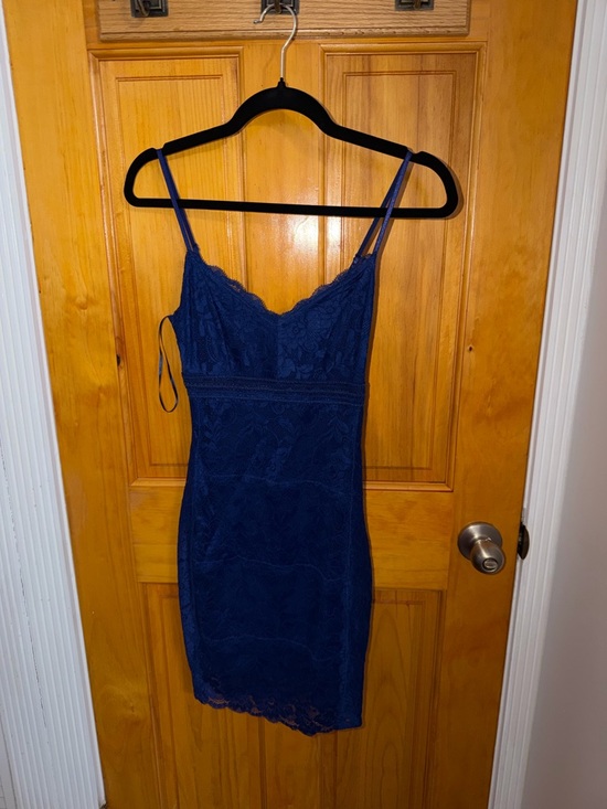Guess Dresses & Skirts - Guess Navy Blue Lace Mini Dress